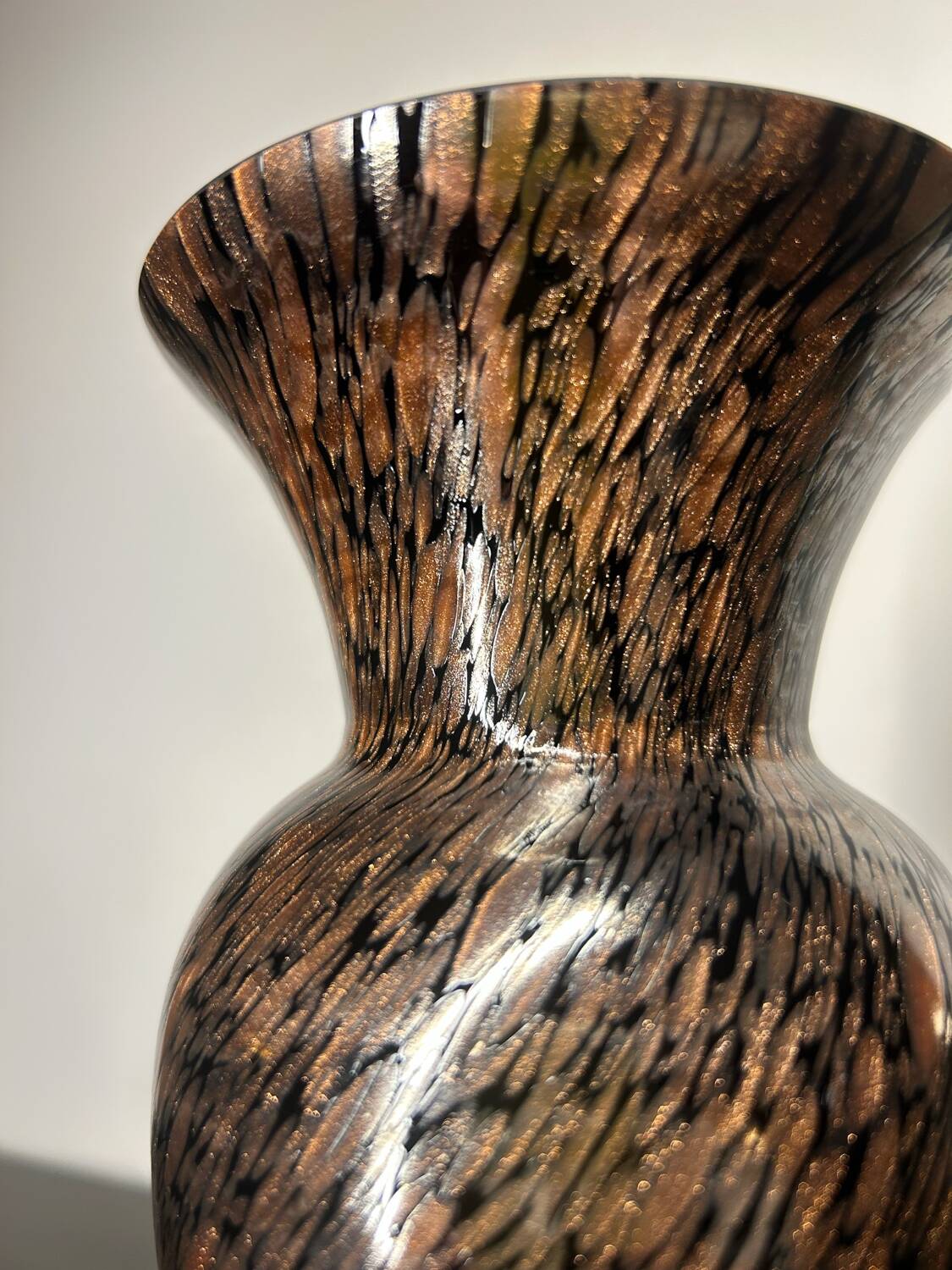 Antique Avventurina Murano vase