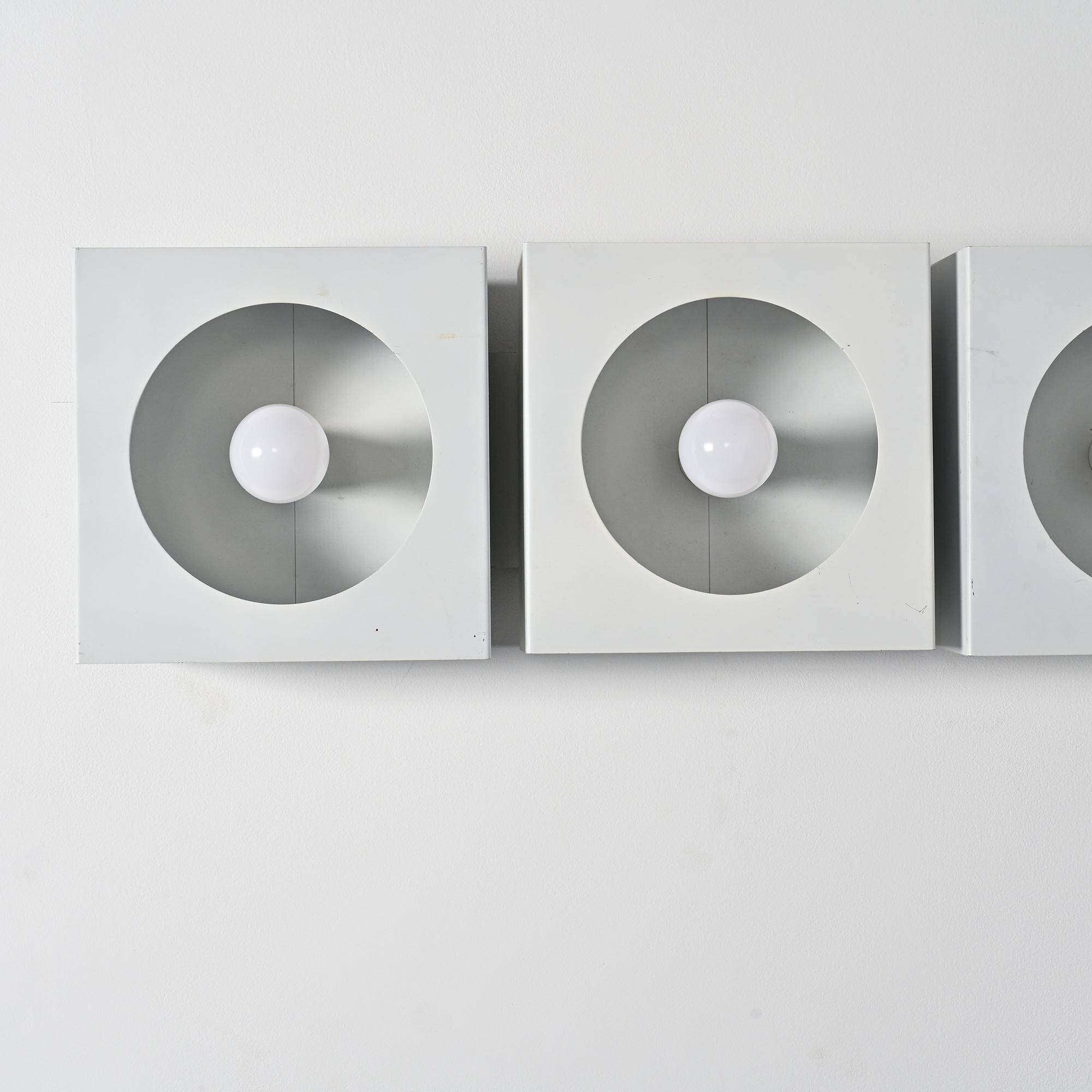 Set of 4 wall lights 2091 by Guy Bertrand for Disderot, circa 1965.
