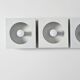 Set of 4 wall lights 2091 by Guy Bertrand for Disderot, circa 1965.