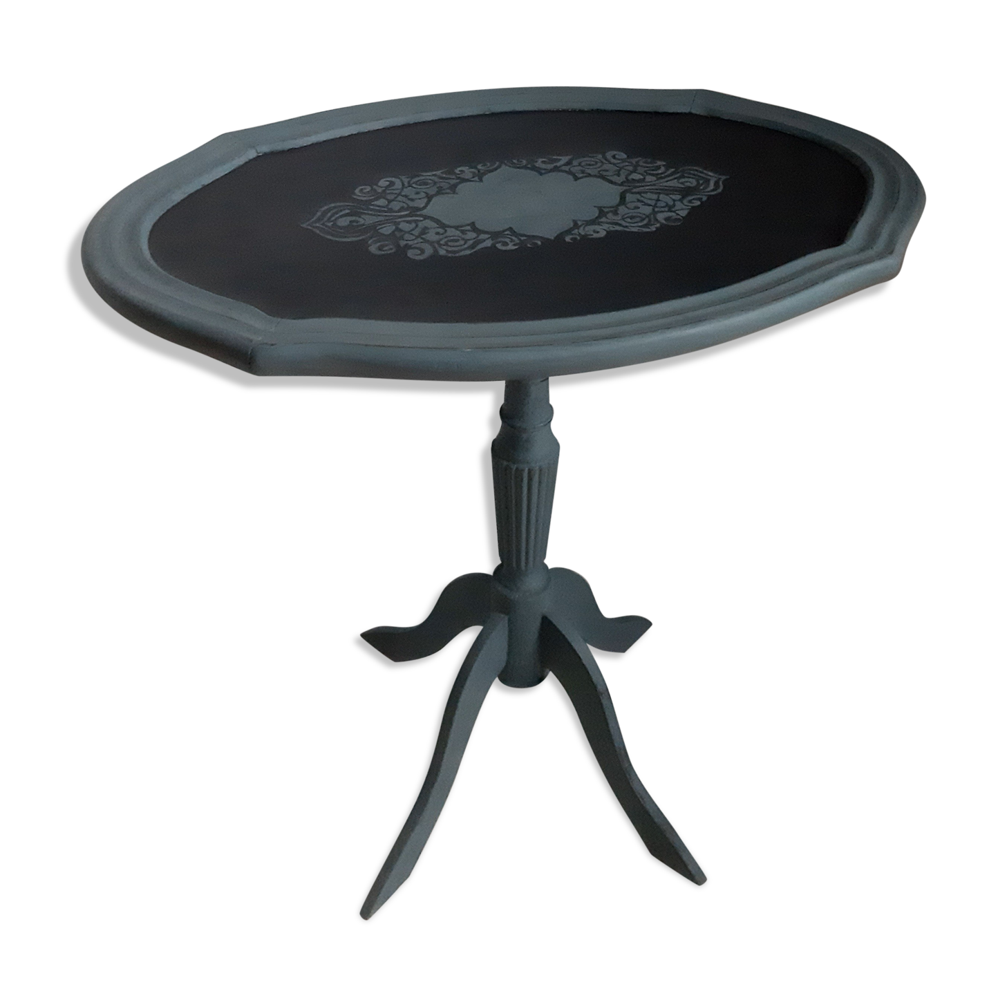 Small old violin table