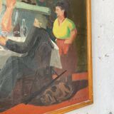 Peinture à l’huile A.Simard 1945