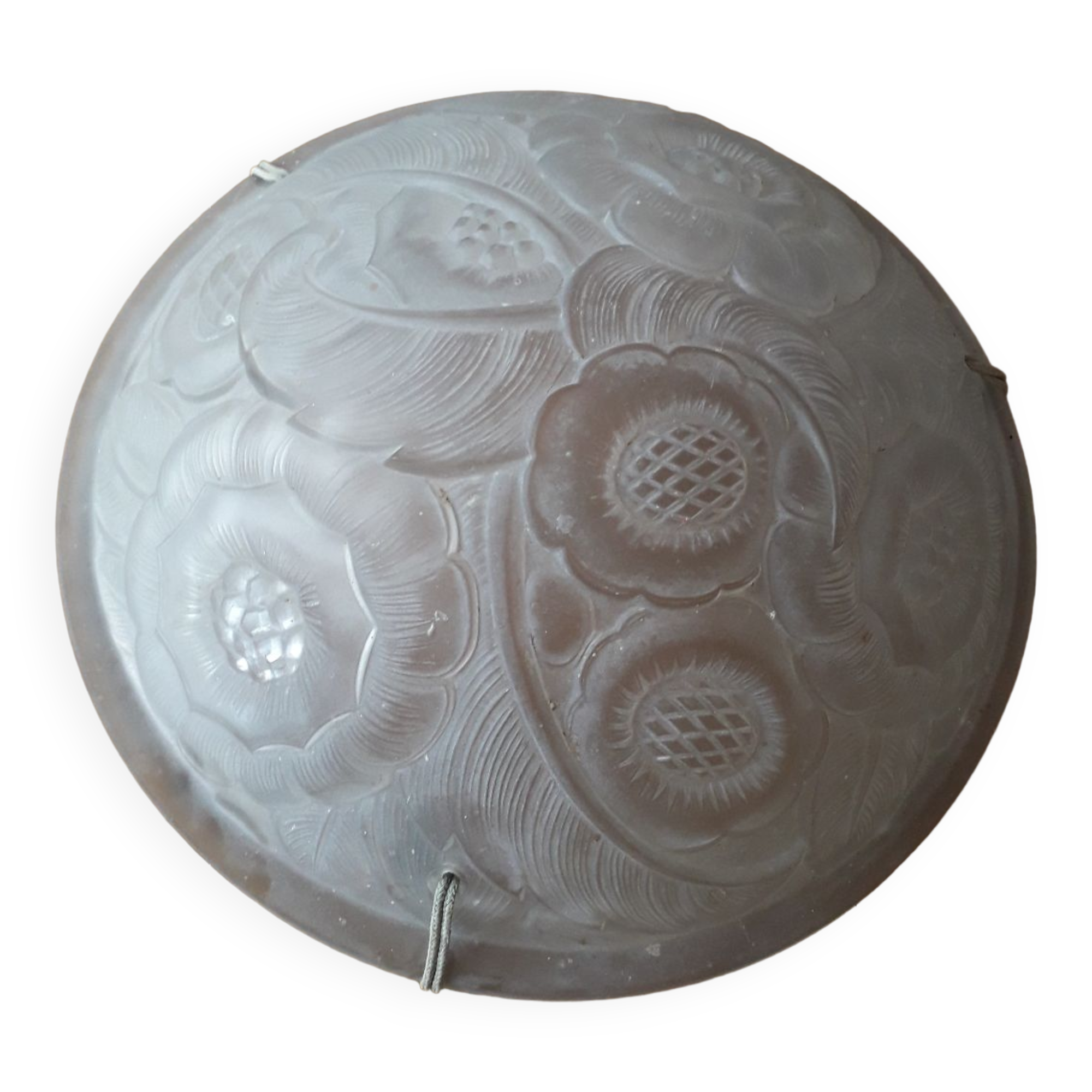 Art Deco globe pendant light 1900