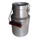 Antique milk jug in pure aluminum