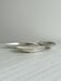 Three vintage silver shell bowls