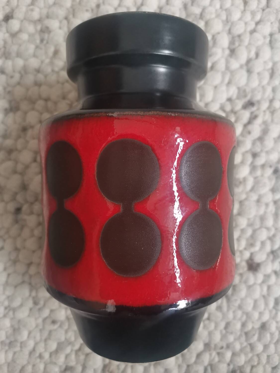 Vintage Dümler & Breiden Ceramic Vase, 1970s, West German Pottery