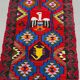 Turkish kilim runner 295x90 cm, vintage kelim rug, eagles and scorpions 2513
