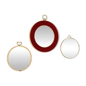 Lot de 3 miroirs bombés