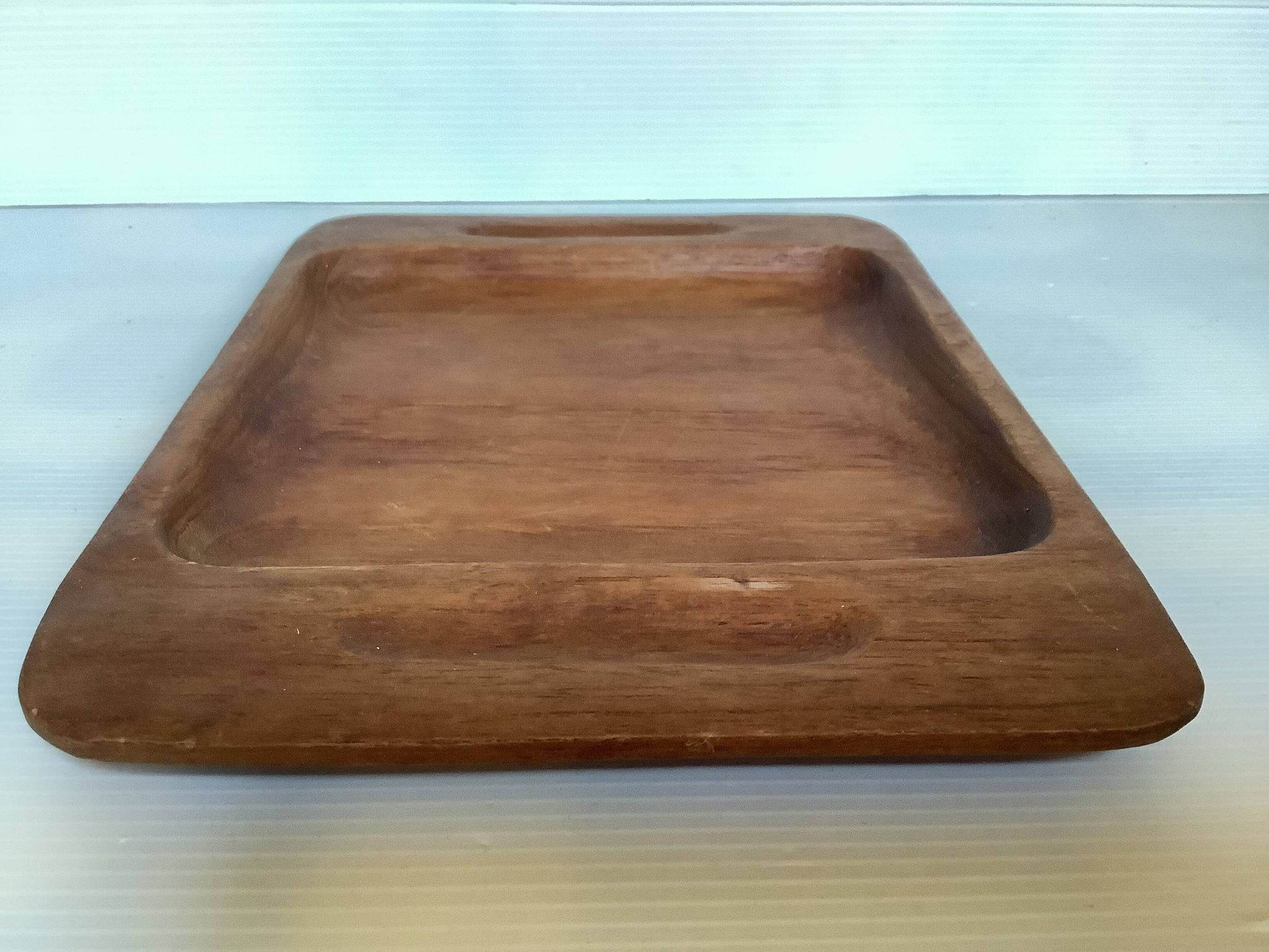 Small teak wood tray