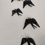 Batch of ceramic swallows