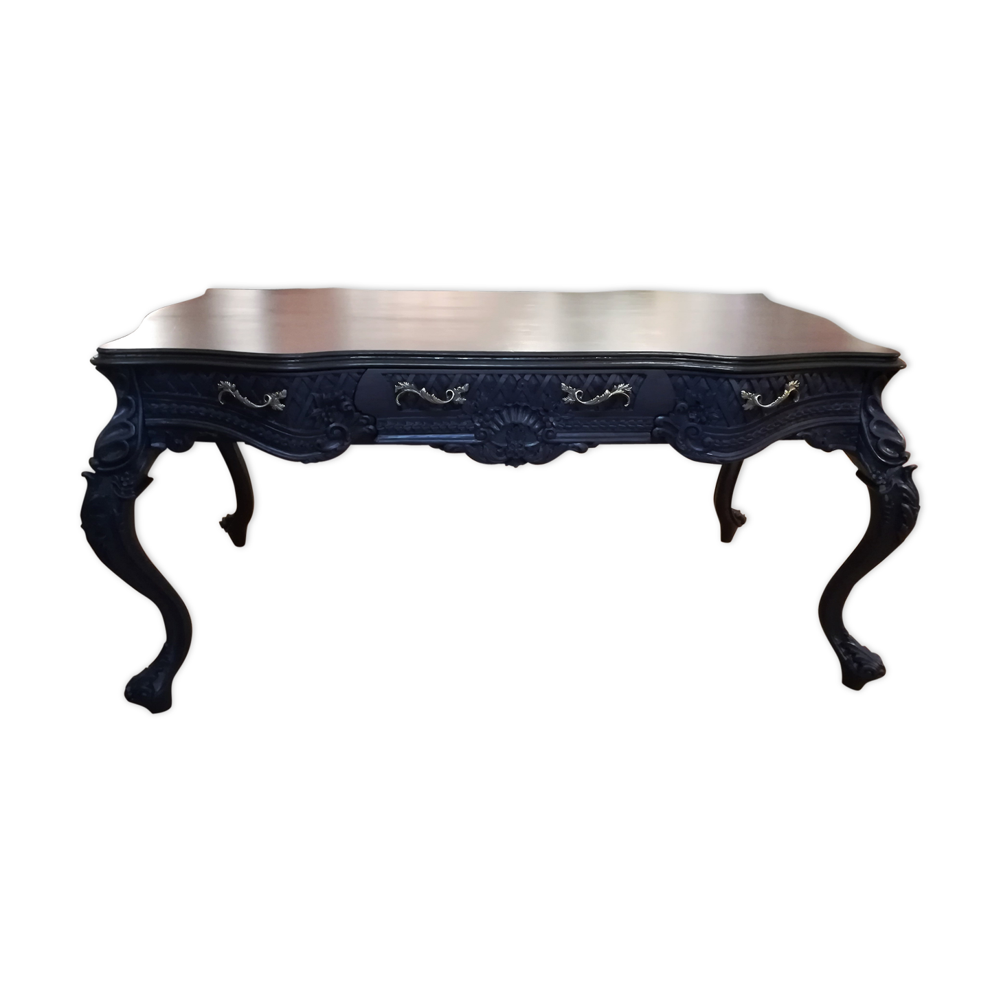 Flat desk style Louis XV patina