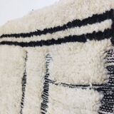 Handmade wool Berber rug 254 x 158 cm