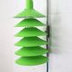 Very rare green Danish design Tip Top wall light by Jorgen Gammelgaard
