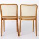 Set of 8 Ligna Bentwood Dining Chairs, Beechwood & Vienna Cane, 1960s-1970s