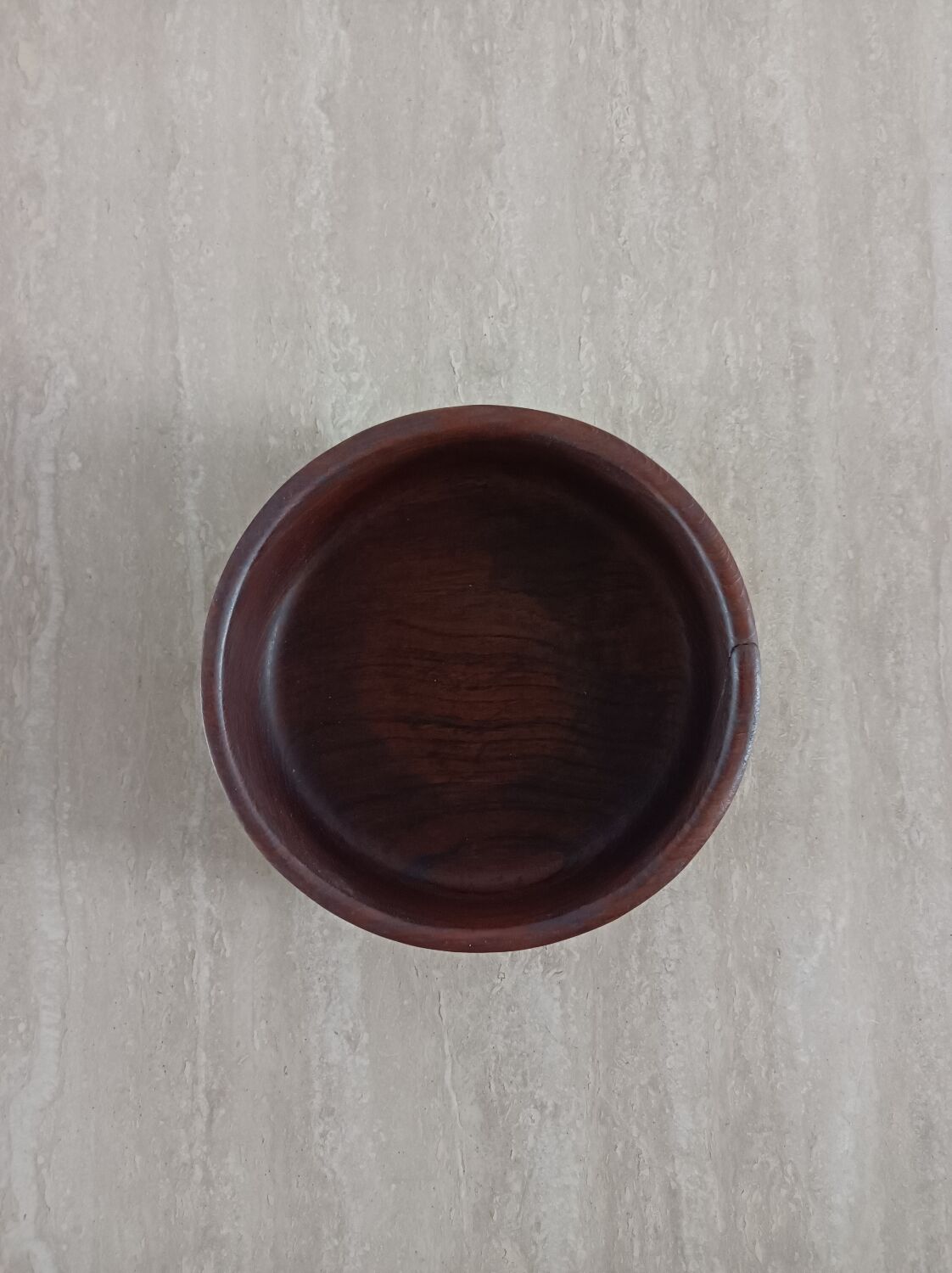 Large travertine coffee table drop shape