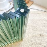 Italian glass coffee table — Luigi Massoni 1970