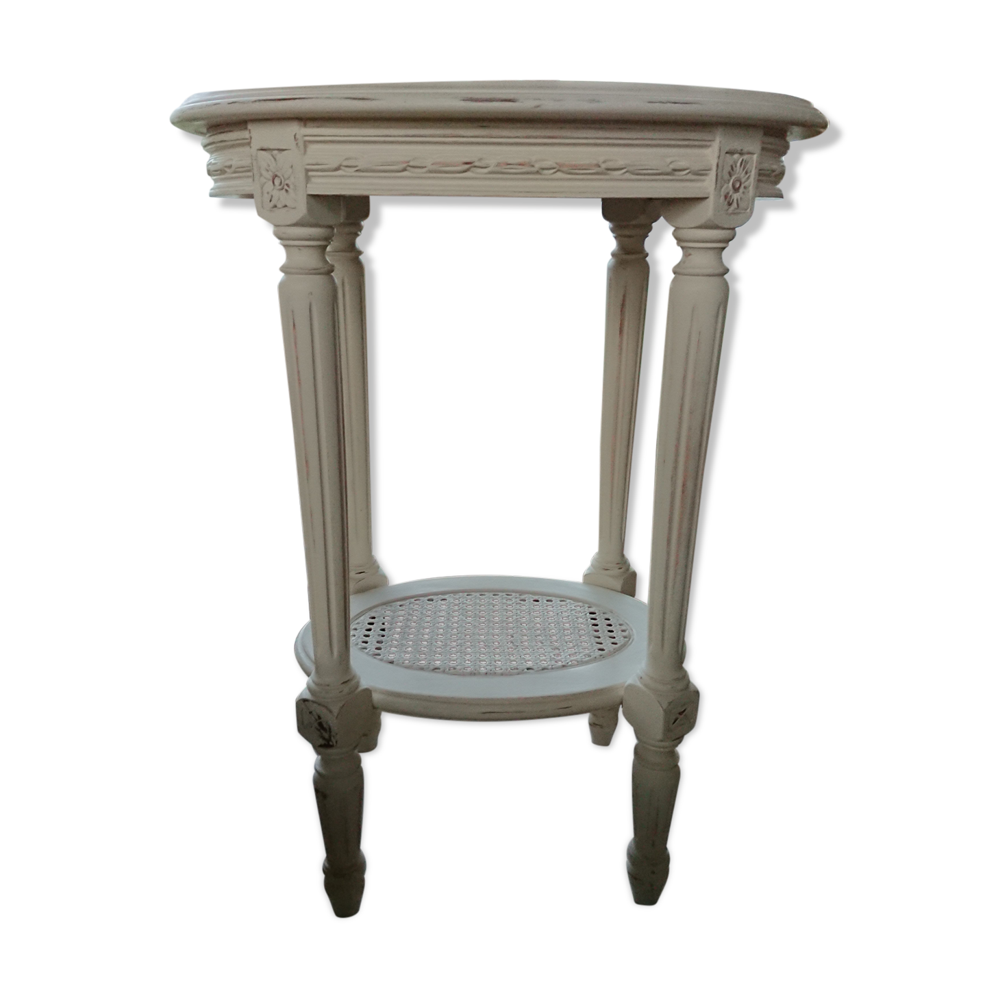 Bedside table Louis xvi patinated