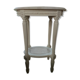 Bedside table Louis xvi patinated