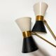 Double articulated wall lamp design 1950