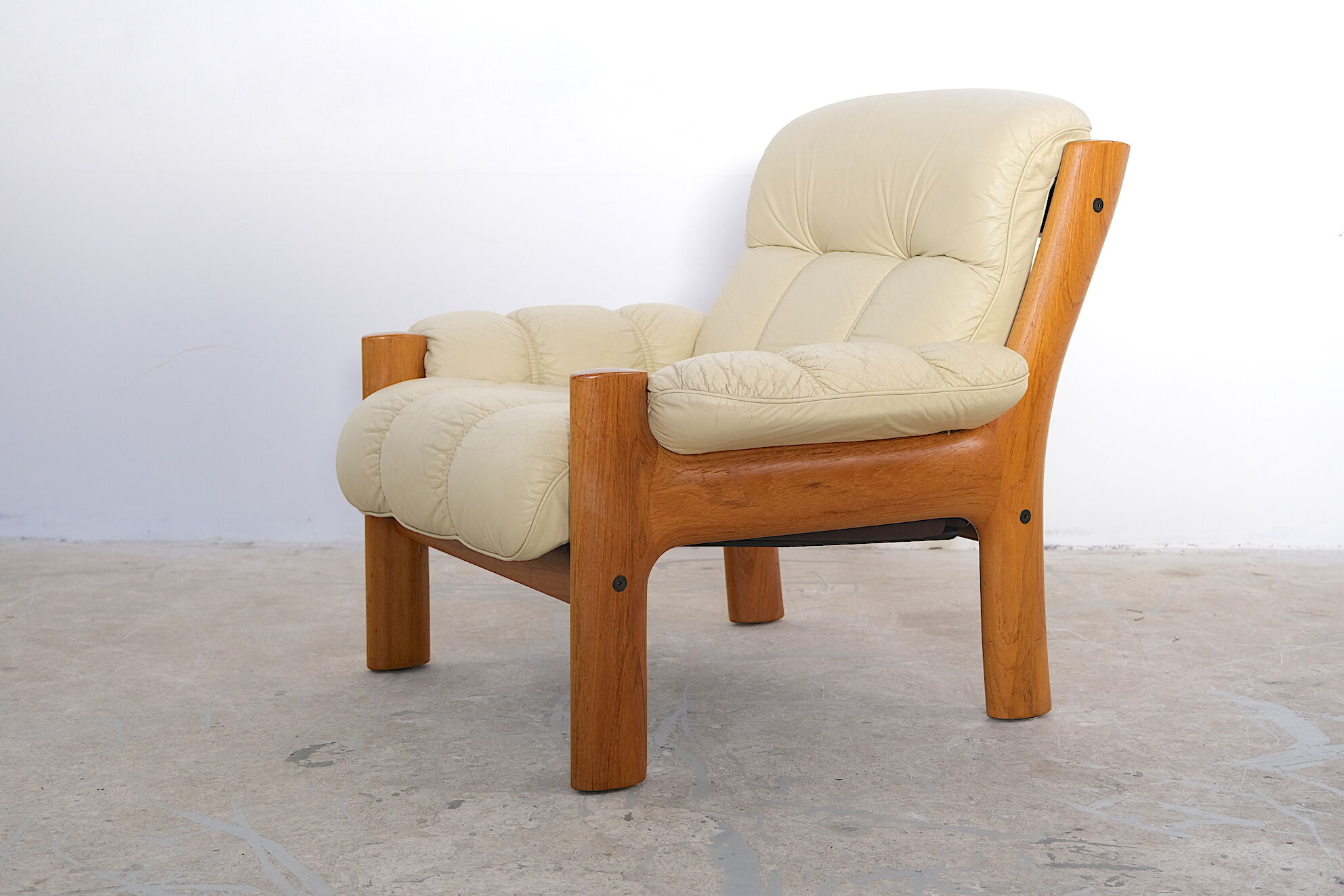 Leather Living Room Set model Montana by Ekornes, 1970's