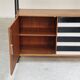 Library buffet U 458 black by Jiri Jiroutek for Interier Praha 1960