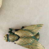 Cendrier mouche laiton