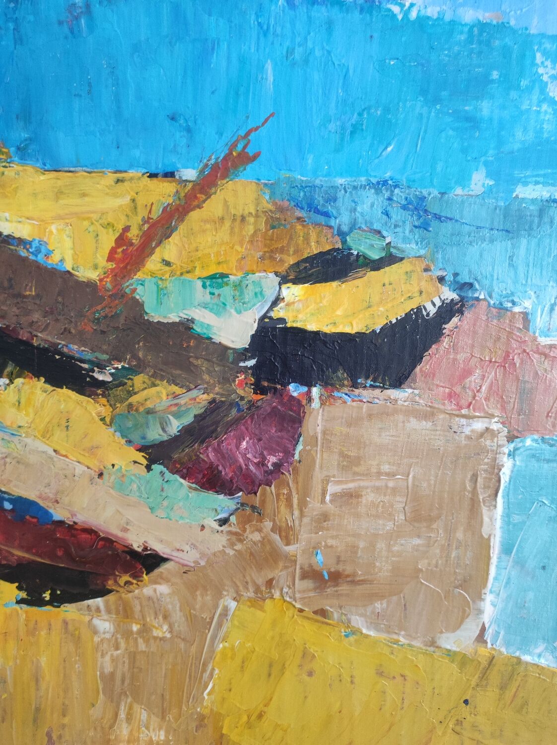 Modern Mediterranean landscape XXL