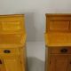 Pair of Bedside Tables. Folk art, Bohemia 1920