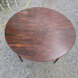 Scandinavian extendable table in rosewood from the 1960s, butterfly extension.