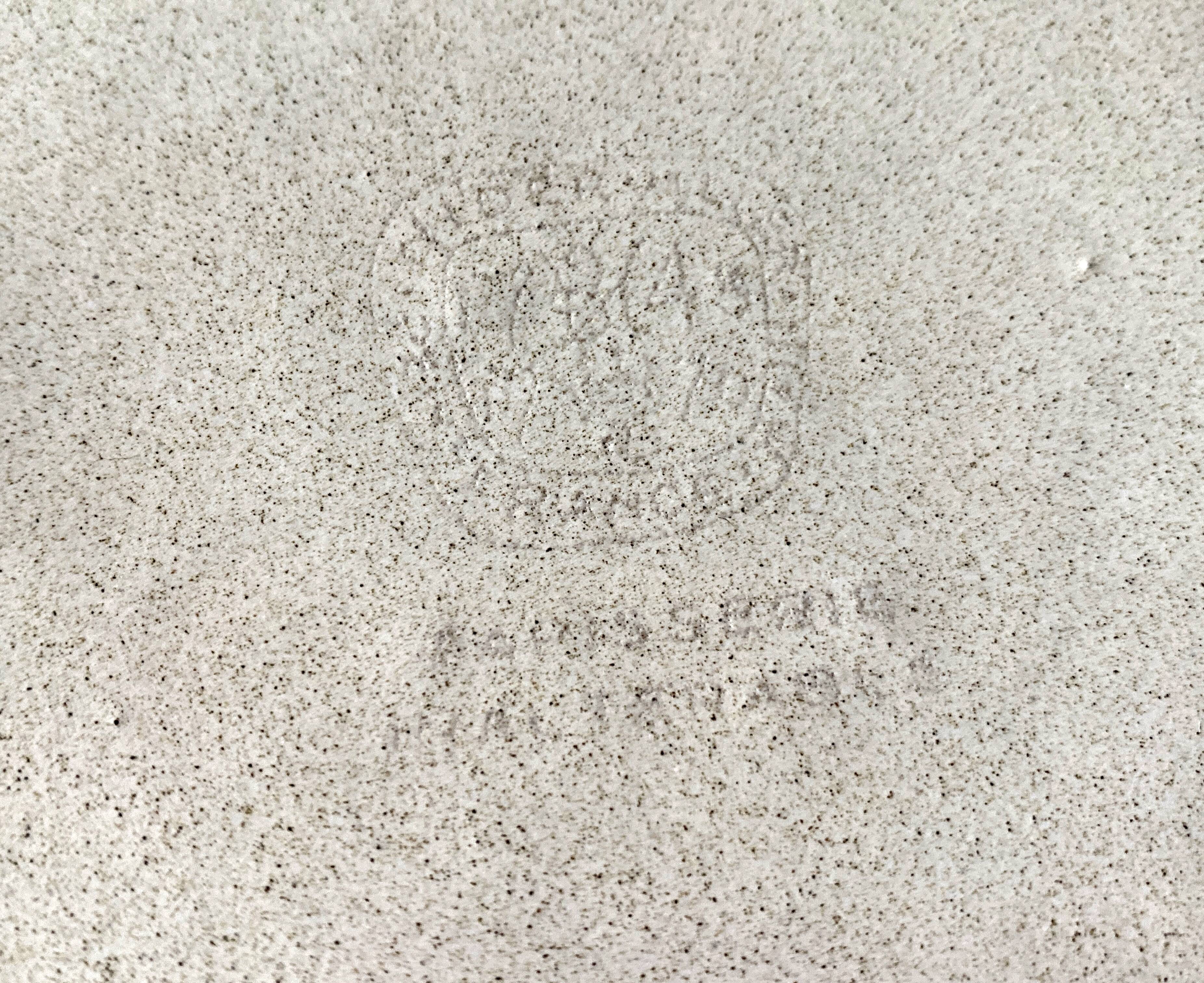 Vintage asparagus dish with drainer in barbotine faience - Niderviller