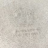 Vintage asparagus dish with drainer in barbotine faience - Niderviller