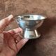 Lot de 6 coupes sur pied métal