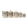 Series of 5 kitchen pots