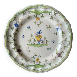 Assiette en faïence - moustiers