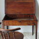 Old desk in walnut school master