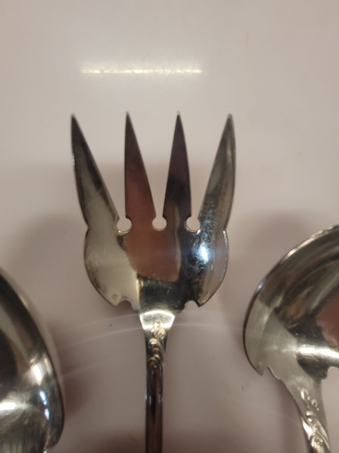 Christofle silver metal salad service mid-20th century
