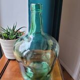 Turquoise green demijohn vase