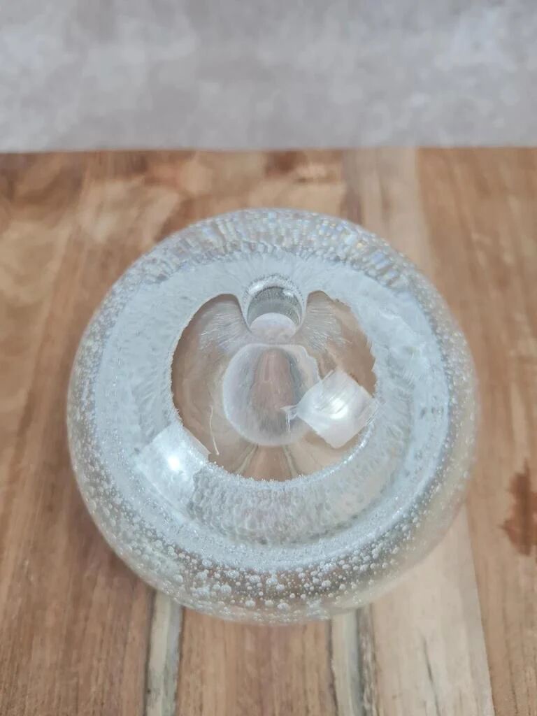 Bubble glass soliflore – Murano style