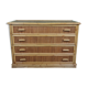 Rattan and bamboo dresser