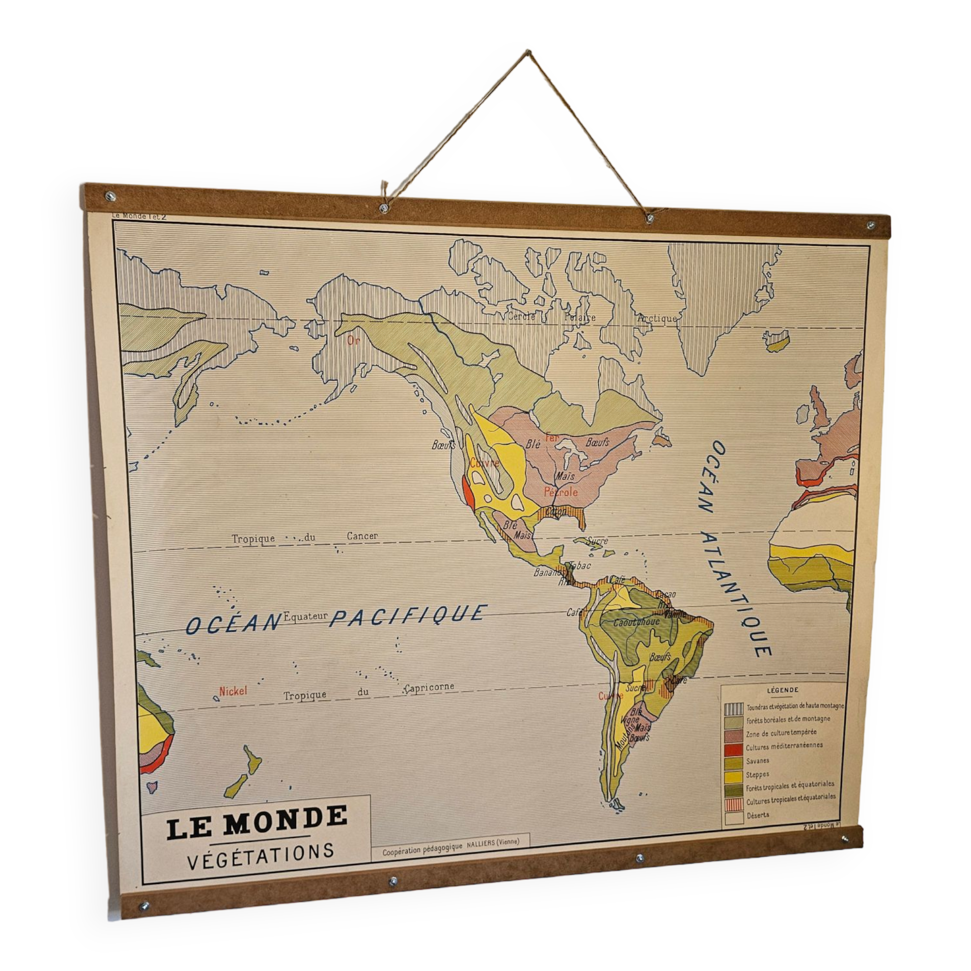 Old geography solar map 1960