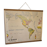 Old geography solar map 1960