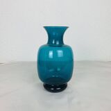 Scandinavian blue glass vase, Sweden, 1960s