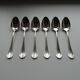 6 dessert spoons silver metal model Printania - 14 cm, Christofle