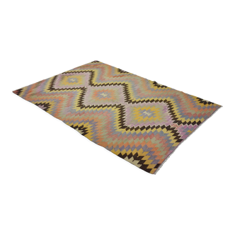 Tapis kilim artisanal d’Anatolie 263 cm x 174 cm