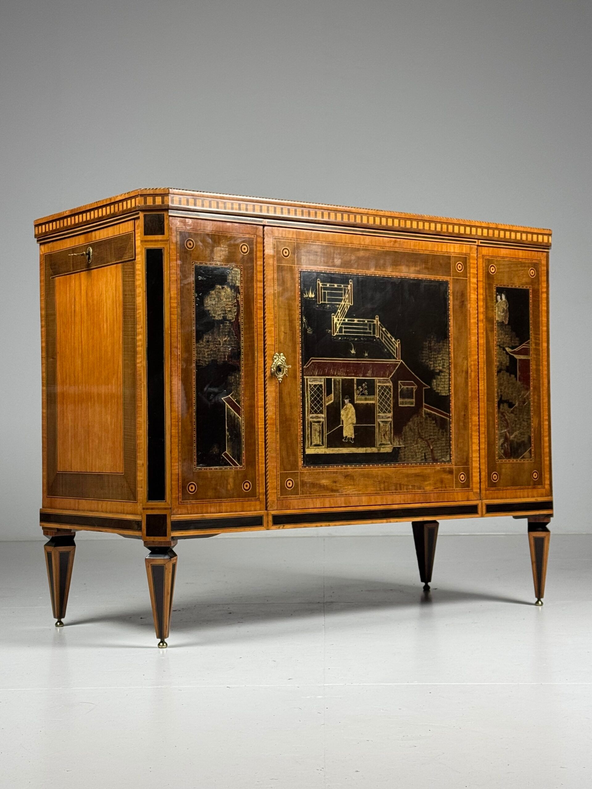 Buffet pliant Louis XVI du XVIIIe siècle