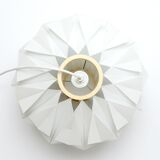 White lamp designed by L. Schioler for Hoyrup Denmark 1970