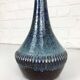Danish table lamp in blue ceramic, Soholm Stentøj, Scandinavian Denmark