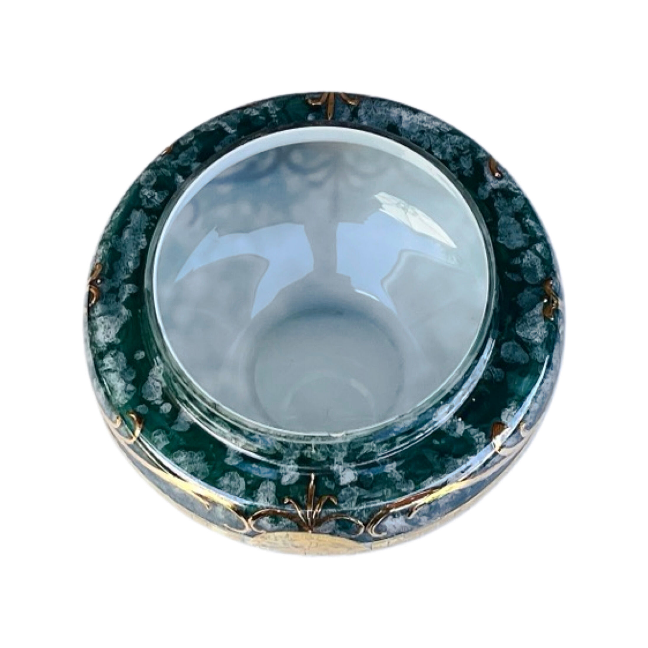 Art glass vase, Novy Bor, Czechoslovakia 1970.