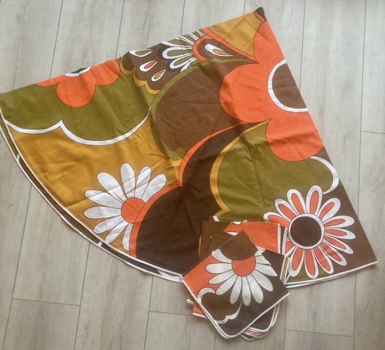 Retro tablecloth