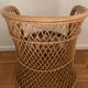 Fauteuil en rotin 1970s