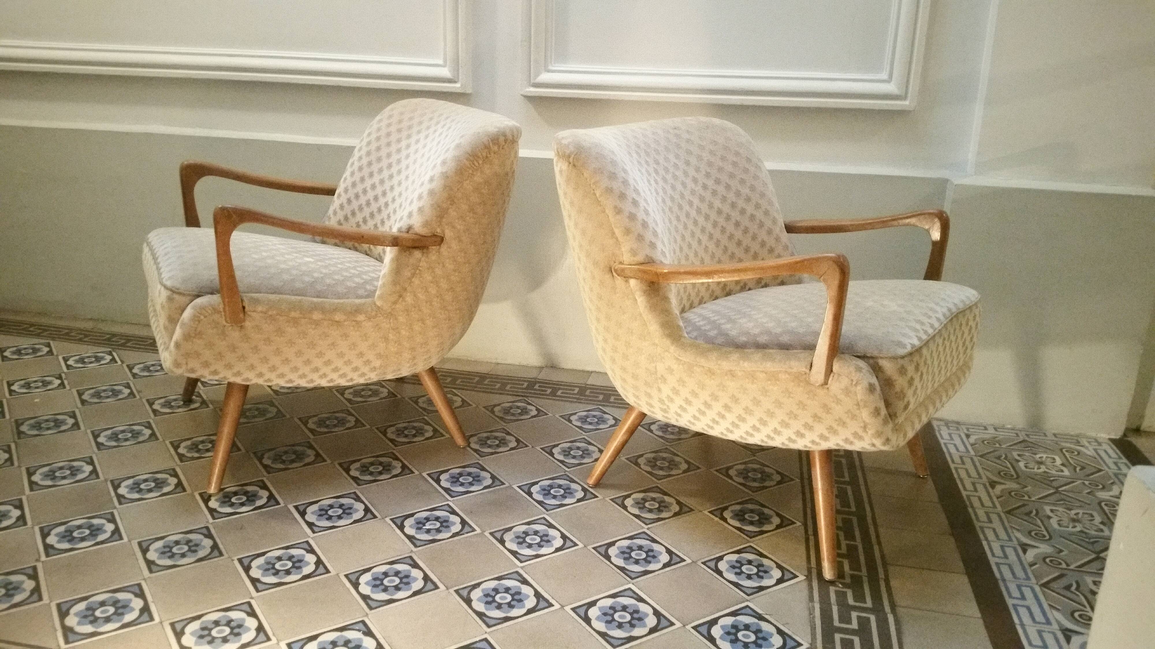 Chair Scandinavian cocktail design 50s 60s